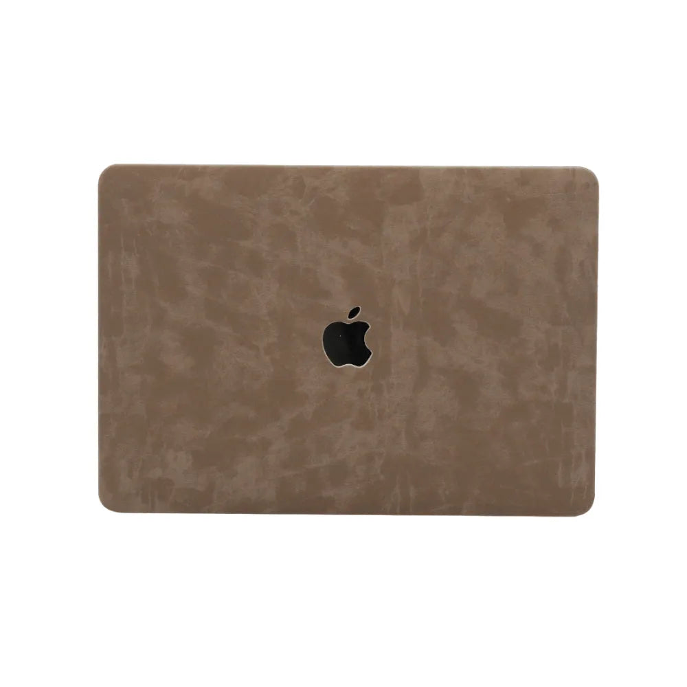 Carcasa para MacBook de Gamuza Sintética Marrón - Vivaldo