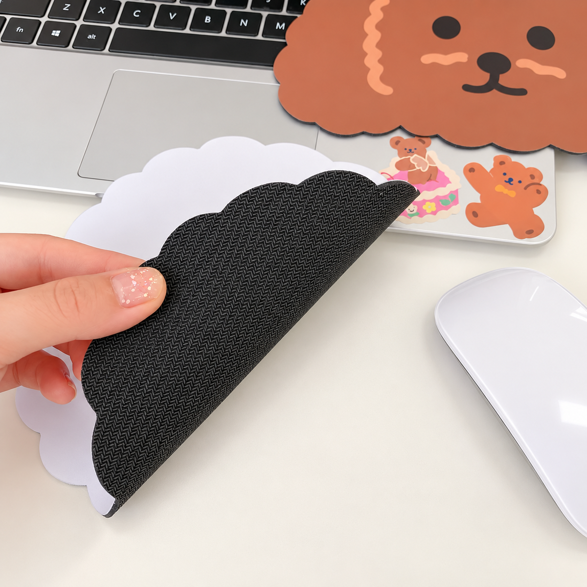 Cute Baby Poodle Mouse Pad