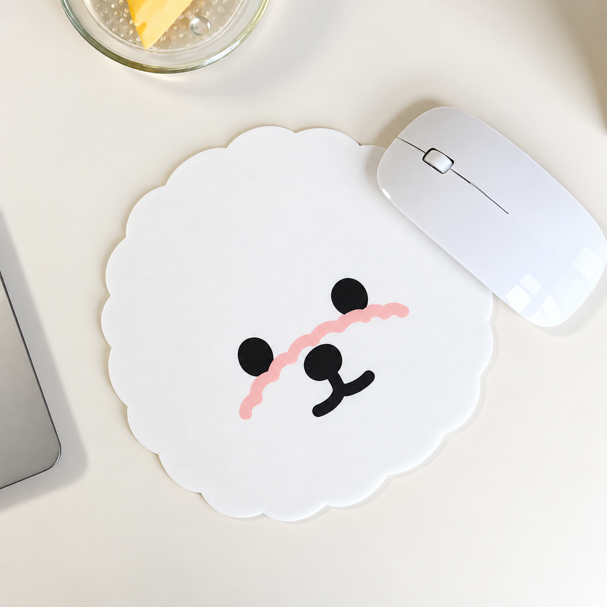 Cute Baby Poodle Mouse Pad