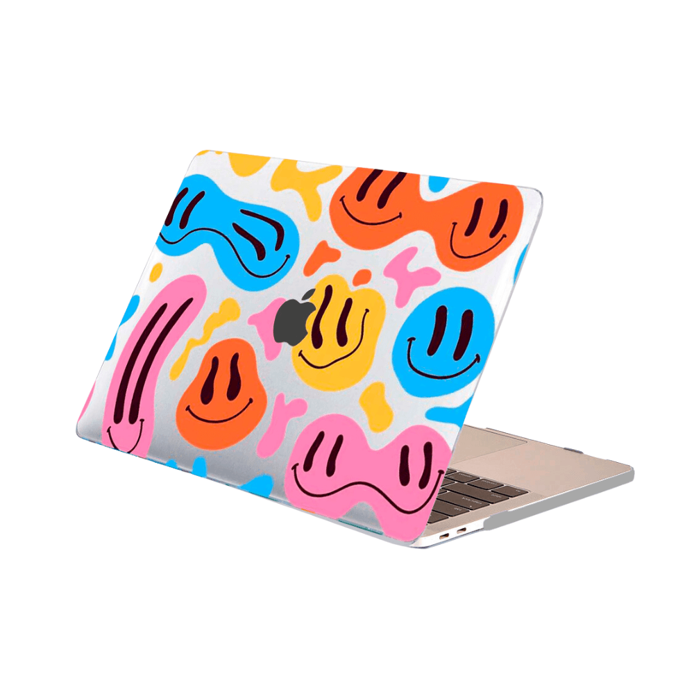 Carcasa para MacBook con Diseño de Emojis Sonrientes - Vivaldo.