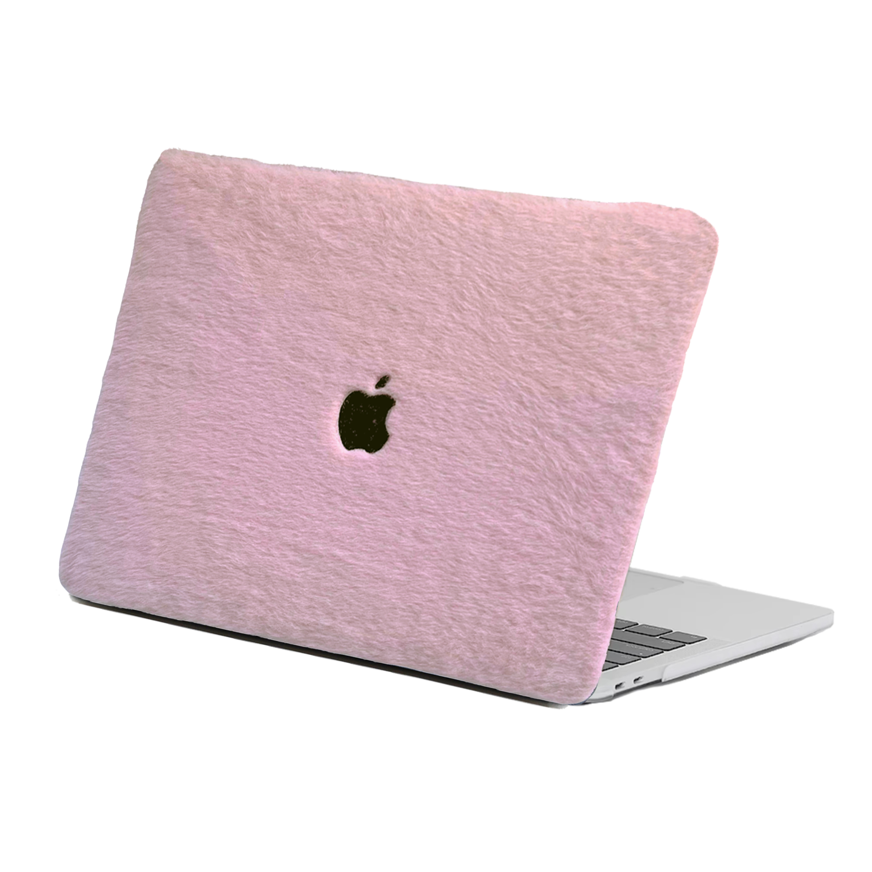 Carcasa para MacBook de Felpa de Peluche Suave Rosa - Vivaldo