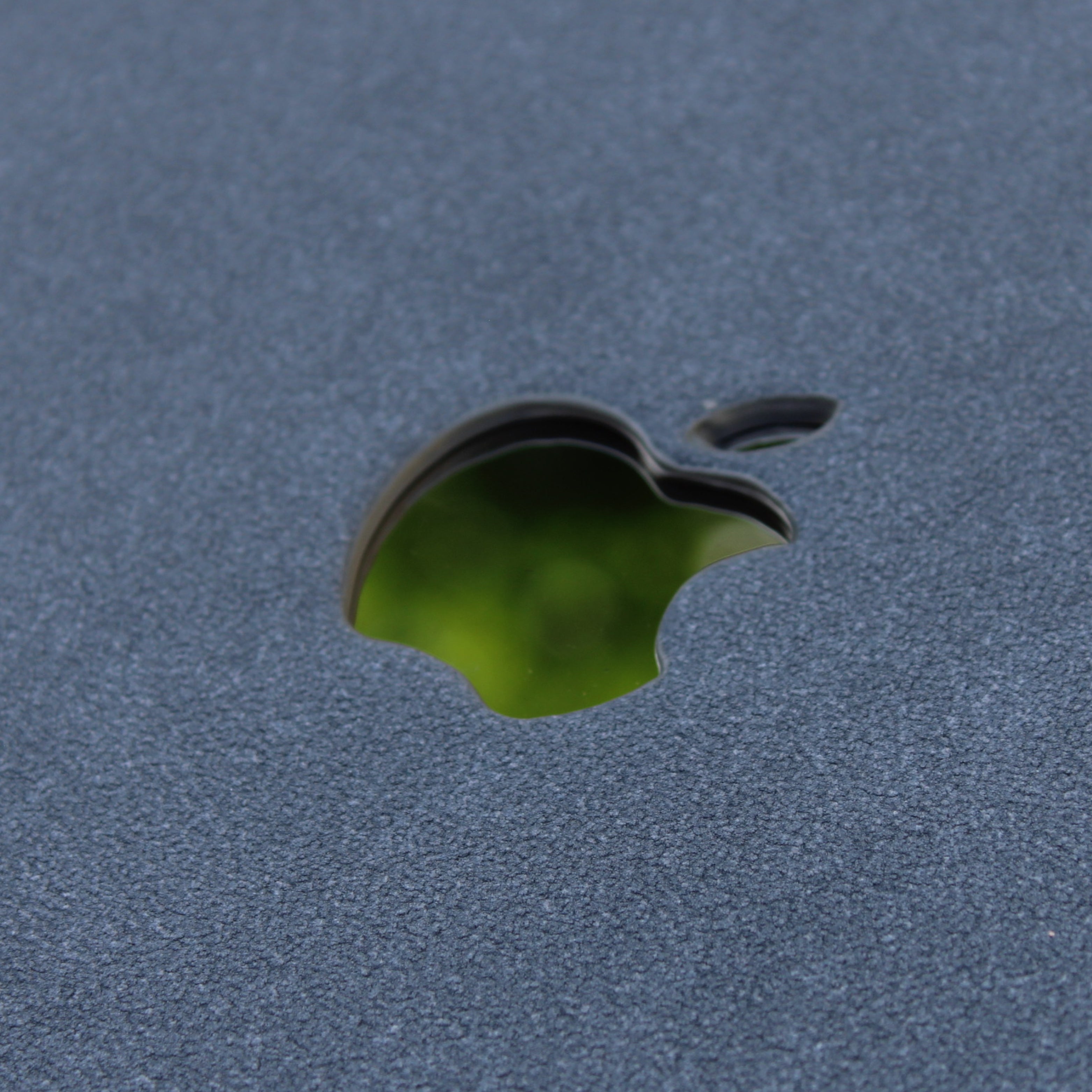 Carcasa para MacBook de Gamuza de Oveja Sintética Gris Azulado - Vivaldo