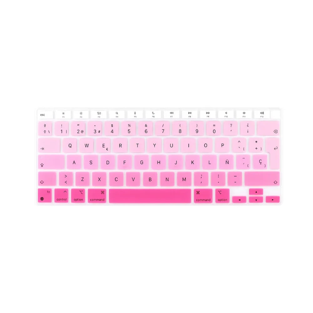 Cubreteclado MacBook – Diseño Rosa Degradado - Vivaldo.