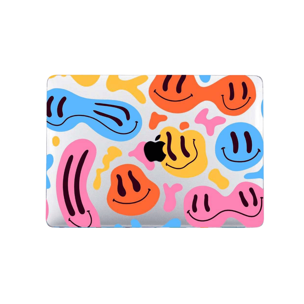 Carcasa para MacBook con Diseño de Emojis Sonrientes - Vivaldo.