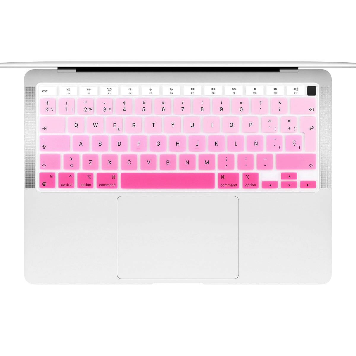 Cubreteclado MacBook – Diseño Rosa Degradado - Vivaldo.