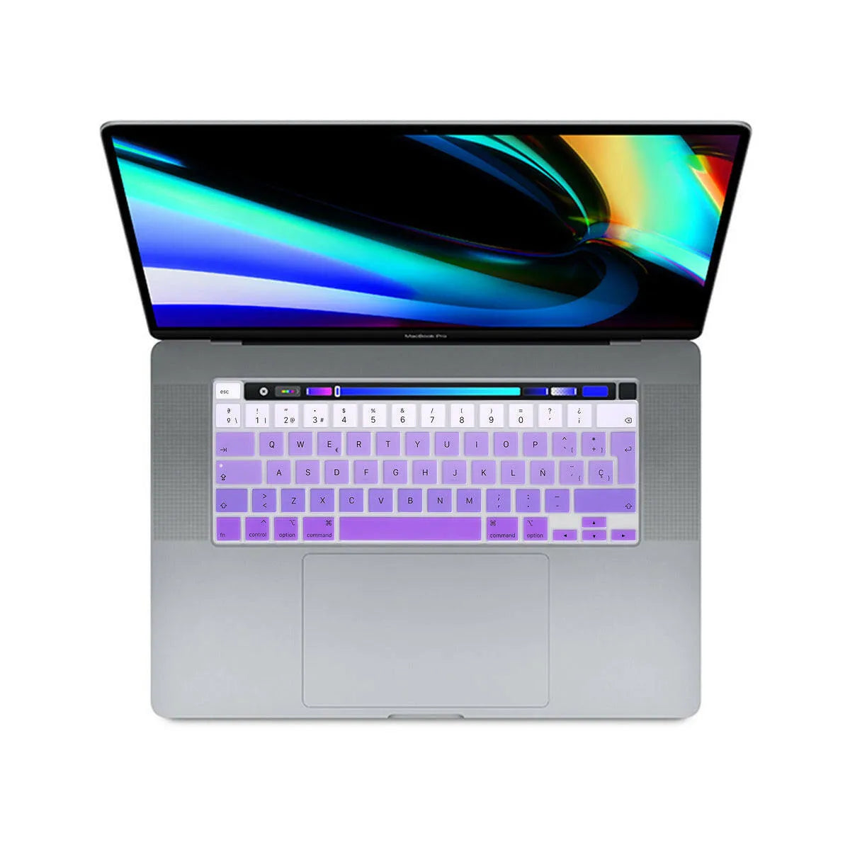 Cubreteclado MacBook – Diseño Morado Degradado - Vivaldo.