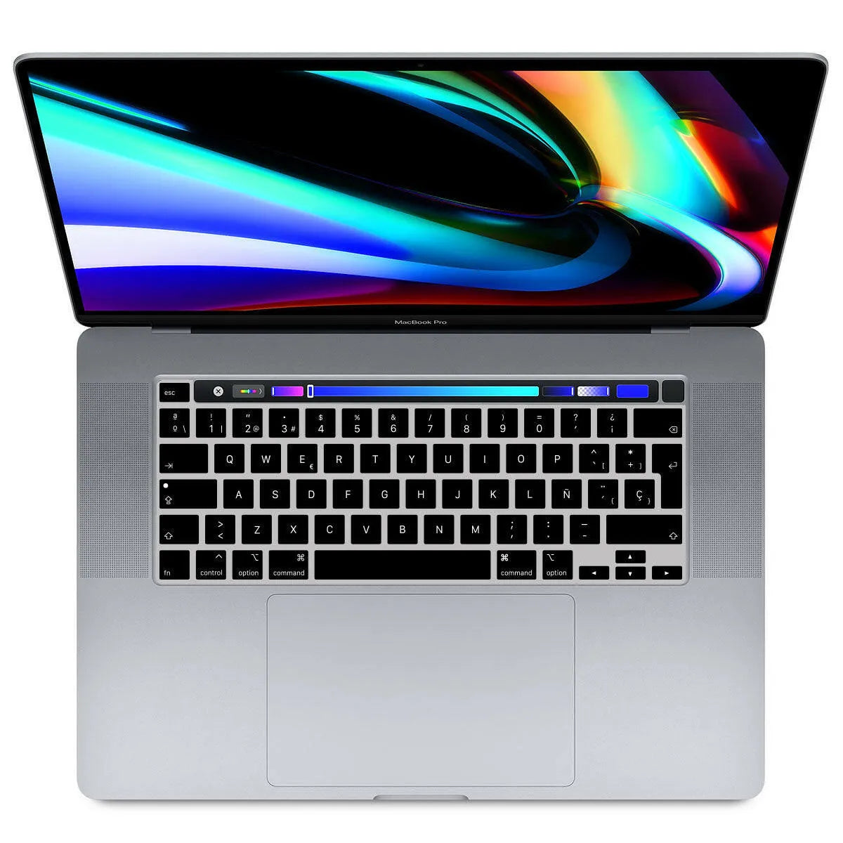 Cubreteclado MacBook – Diseño Negro Clásico - Vivaldo.