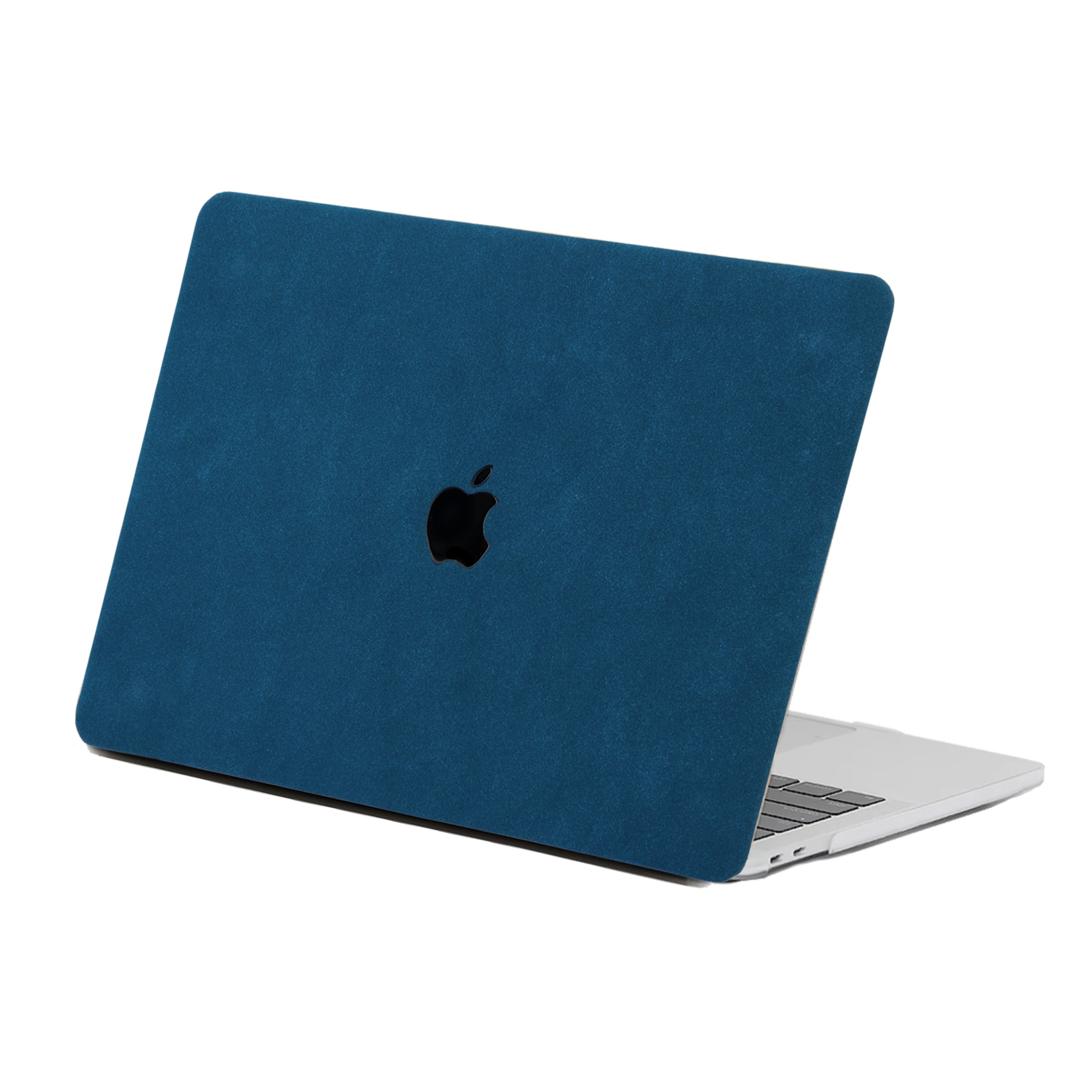 Carcasa para MacBook de Gamuza de Oveja Sintética Azul Lago - Vivaldo