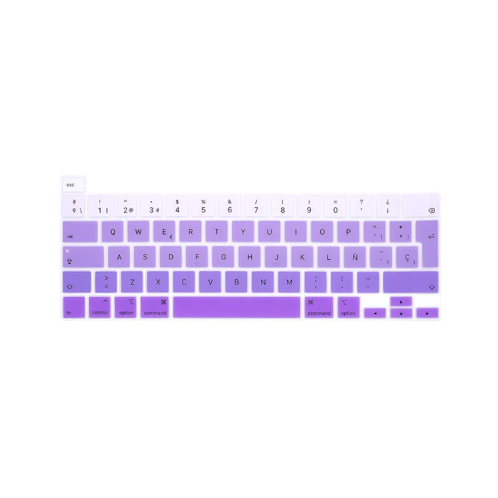 Cubreteclado MacBook – Diseño Morado Degradado - Vivaldo.