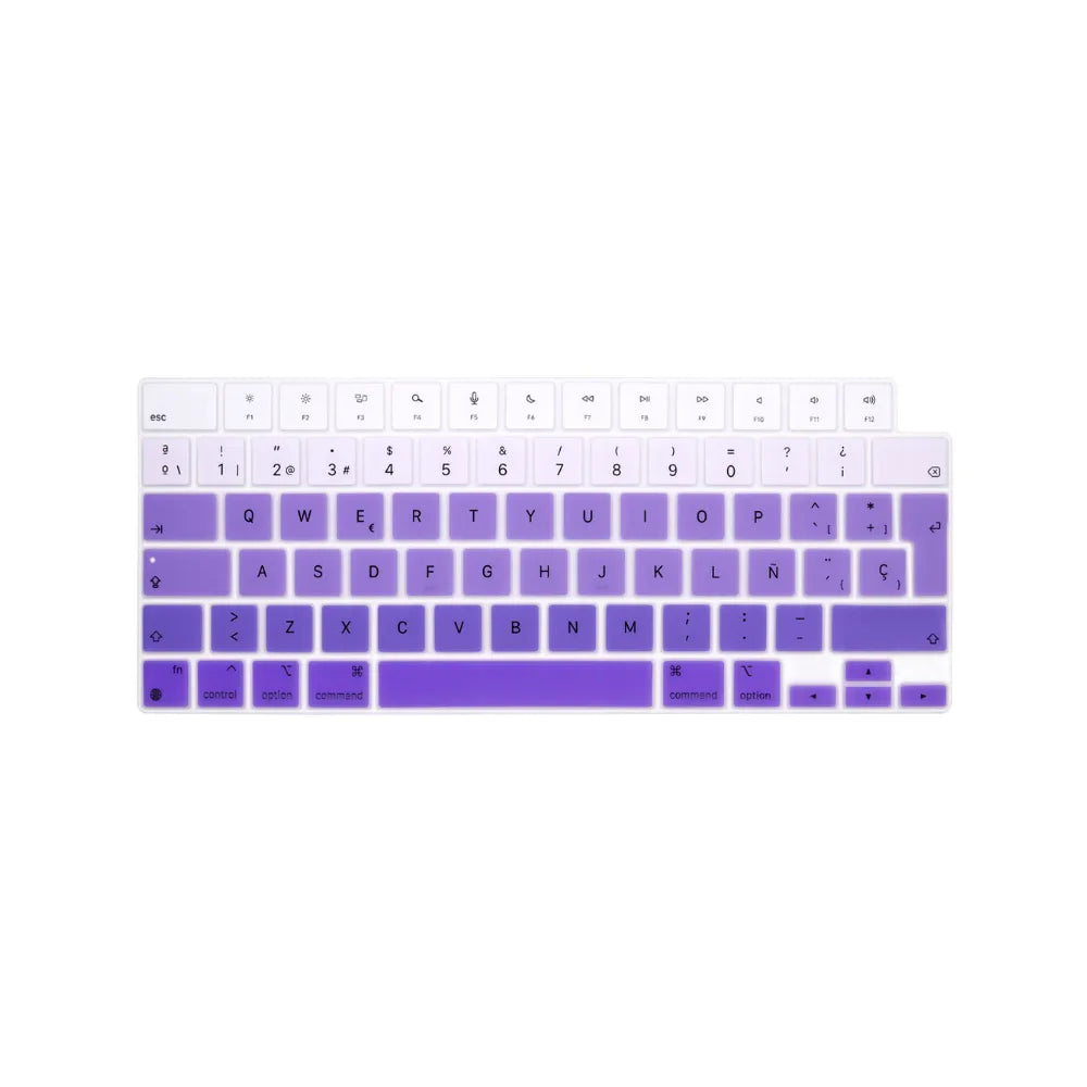 Cubreteclado MacBook – Diseño Morado Degradado - Vivaldo.