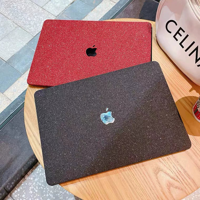 Carcasa para MacBook con Purpurina Roja - Vivaldo