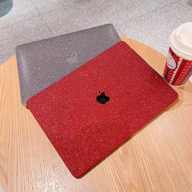 Carcasa para MacBook con Purpurina Roja - Vivaldo