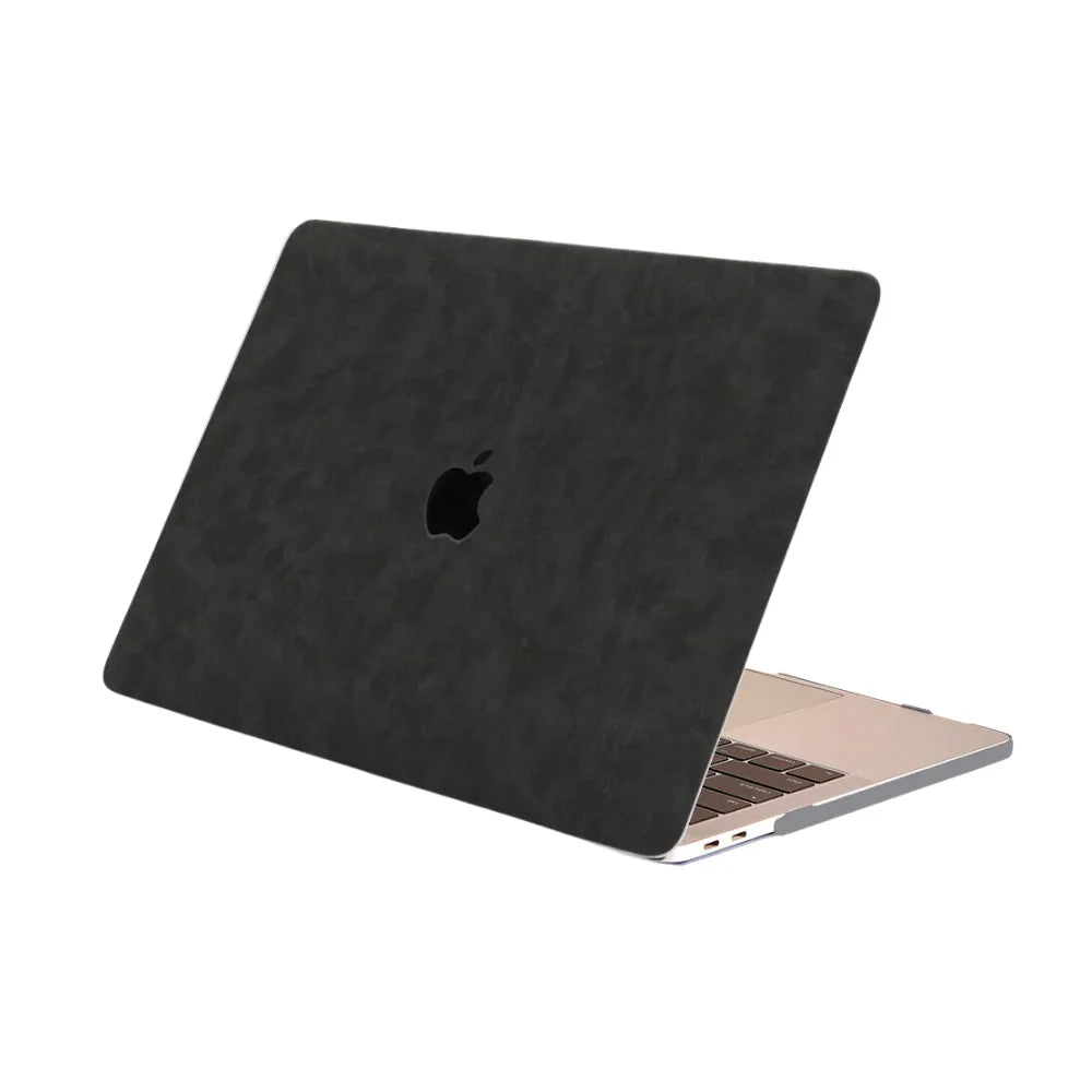 Carcasa para MacBook de Gamuza Sintética Negra - Vivaldo.