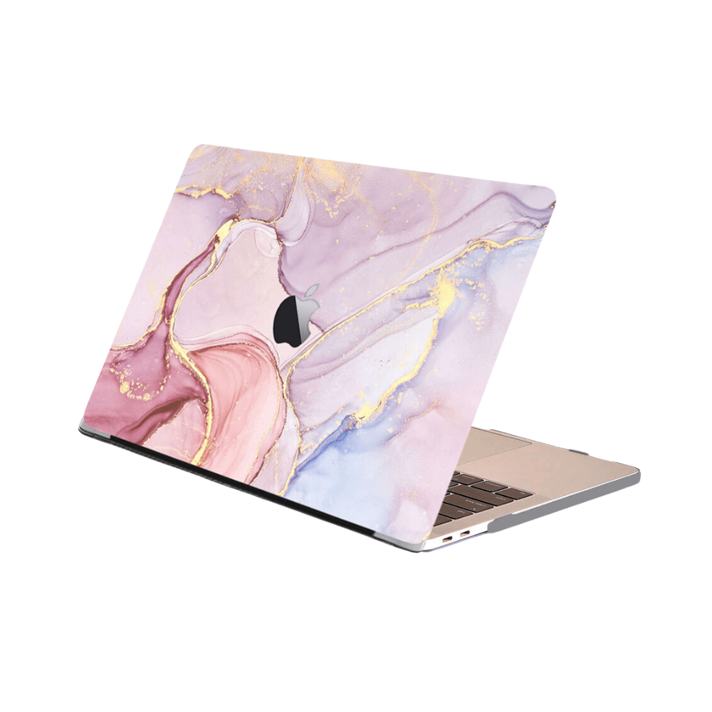 Carcasa para MacBook de Mármol Rosa y Púrpura - Vivaldo.