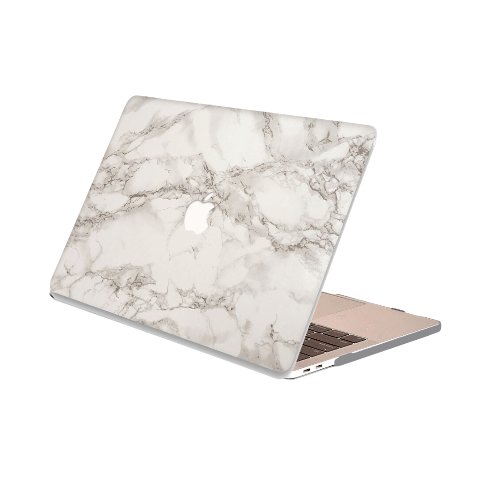 Carcasa para MacBook con Diseño de Mármol Blanco - Vivaldo.