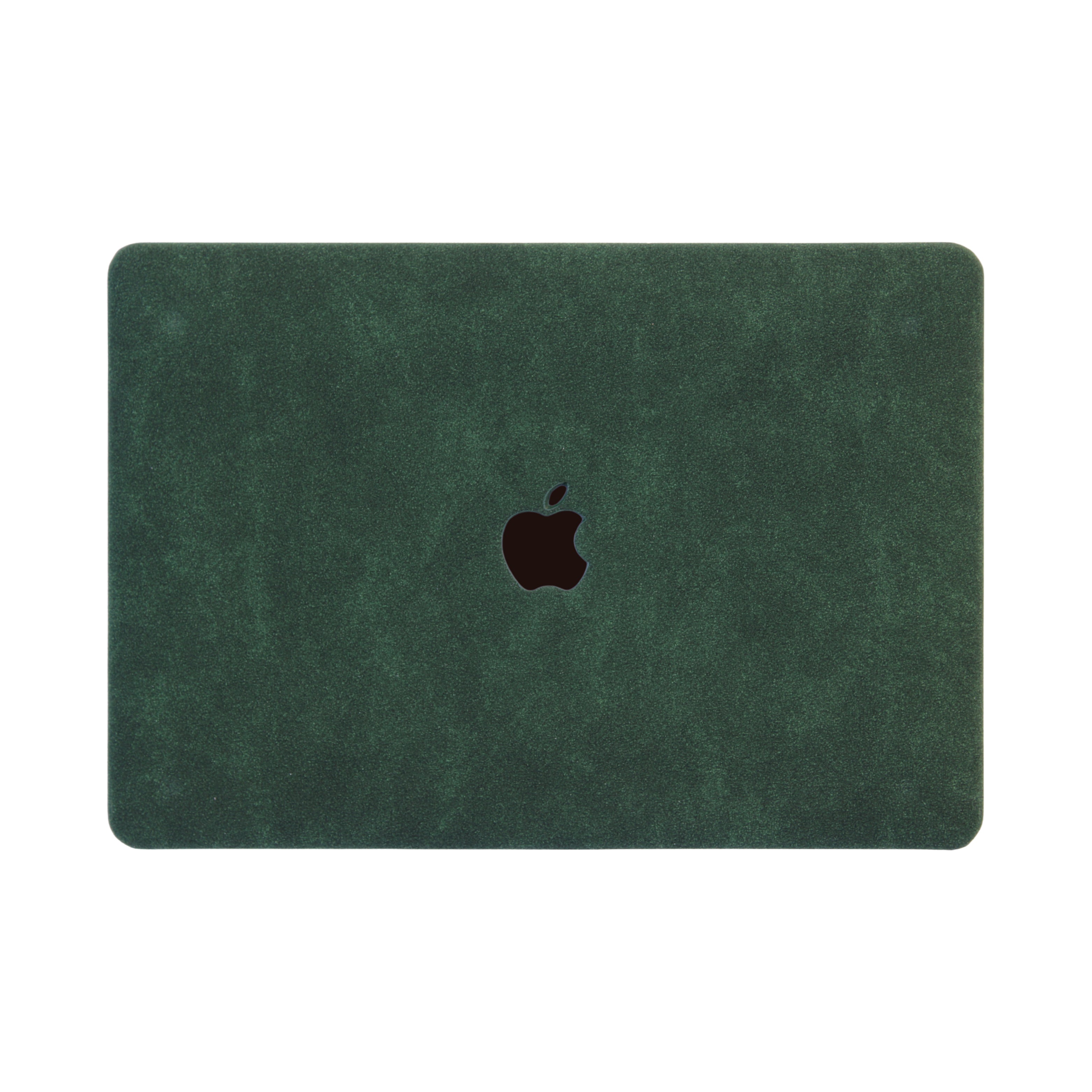 Carcasa para MacBook de Gamuza de Oveja Sintética Verde Oscuro - Vivaldo