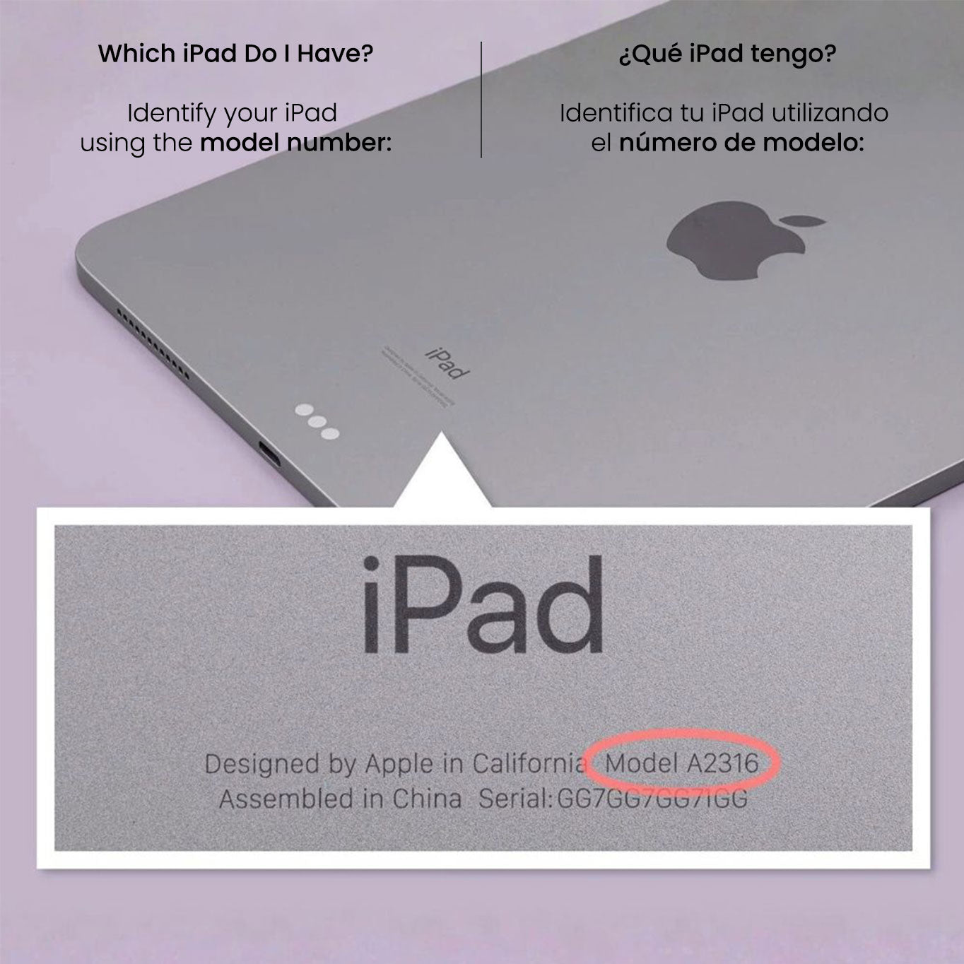 Funda para iPad de Piel Sintética Negra - Vivaldo