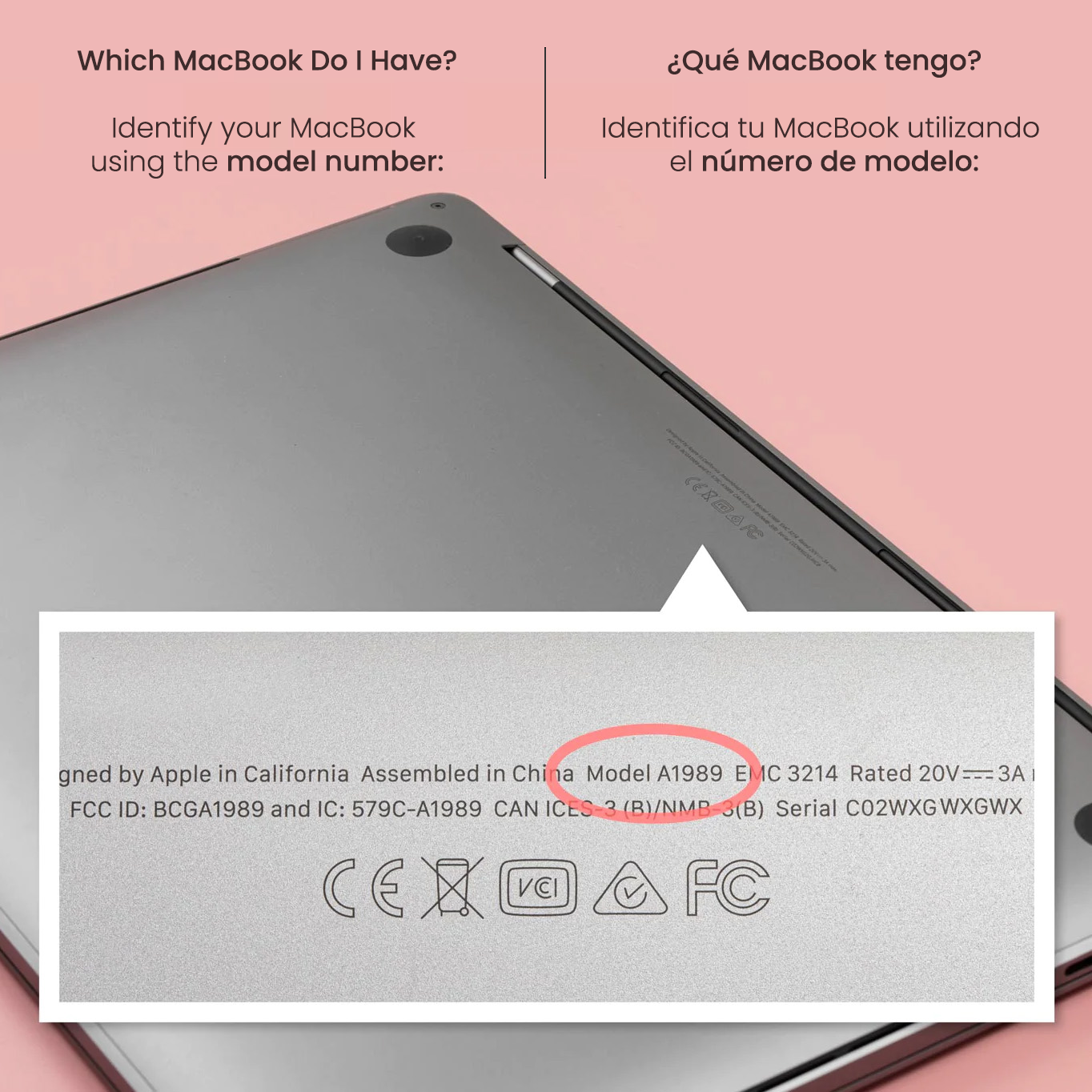 Carcasa para MacBook con Efecto Mármol Lavanda y Dorado "Marble Bloom" - Vivaldo